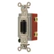 Bryant 4901L Wall Switch, 2 Hp, Locking, 20 A, Black