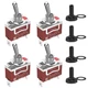 RVBOATPAT Waterproof Toggle Switch 12V Marine Boat Automotive Car SPST 2 Pin ...