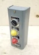 SQUARE D 9001 Control Station Series A GG-320 w/ 2 Position Switch & 2 Lamps