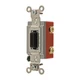 HUBBELL HBL1222L Wall Switch,Blk,20A;Back;Side,DblPole 3D363
