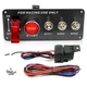 ZOOKOTO DC 12V Ignition Switch Panel 5 in 1 Car Engine Start Push Button Togg...