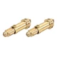 uxcell Pop Up Bolt Basin Bath Sink Drain Waste Click 39-48mm,1 Pack, Brass 