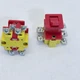 (LOT OF 2) SCHLEGEL TOGGLE/FLIP ON/OFF EMERGENCY SAFETY SWITCH 300VAC GO6073F1