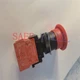 1PCS Omron A22E-M-02 A22EM02 Pushbutton Switch Red BUTTON new