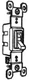 Pass & Seymour 664-WG Toggle Switch 120 Volt AC 15 Amp 4-Way