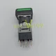 1PCS Fuji Green Illuminated Button AH164-TL AH164TL New