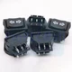 SCI R13-87 6 Pins  10A  250VAC  Rocker Switch  Double Side Self-Reset 1x