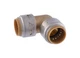 SharkBite U256LFA Tube Elbow, 3/4 in, 90 deg Angle, Brass, 200 psi Pressure