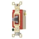 Bryant 4921Gry Wall Switch, 2 Hp, Toggle, 20 A, Black