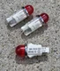 LOT OF 3 ~ SPC Tech SIN2511T ~ RED ~ Pilot Light 125 VAC 1/2W  New NOS
