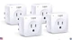 Smart WiFi Plug 4-Pack, Energy Monitoring, Voice Control, Remote Access