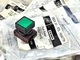 GE General Electric P9SPNVG Green Non-Illum. Square Pushbutton (Lot of 10) NEW