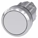 1 PC Siemens '3SU1050-0AA60-0AA0 Push Button Operator, White, Metal Bezel