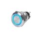 Blue Sea SS Push Button Switch 10a Off- Mom On  Blue #4161