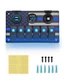 Jamgoer 6 Gang Marine Rocker Switch Panel Waterproof Aluminum Switch Panel wi...