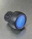 Allen-Bradley 800FP-LF3 Illuminated 22mm Plast Push Button Blue Lens.  Loc 4A-10