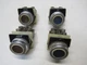 4  SQUARE D PUSH BUTTON SWITCHES 9001  KA-1 CONTACT BLOCKS, LABELS ( UP  Down )