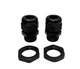 HEYCO  PG-16 Liquid-Tite Cordgrip Strain Relief Black  Part #3219  2-pack