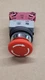 IDEC AVS301NR Twist to Release Red Push Button 1NC