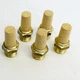 LOT OF 5 PC FESTO  AMTE-M-LH-N38 SILENCER - SHORT - PNEUMATIC 3/8"