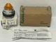 New Schneider 9001-KM35LY 9001KM35LY LED Amber Push Button Test Pilot Light