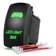 Nilight 5 Pin Rocker Switch Spst On Off Led Lighted Switch For Vehicles