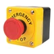 OMRON A22EM02B ControlStation,Feed-Thru,PushButton,Red 2LCB9