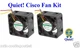 2x new Replacement Fans for Cisco SG300-28P SG500-28P 