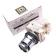 Square D K3L35GH13 Green Illuminated Push Button, &oslash;30mm, 1NO 1NC, 24V AC/DC Lamp