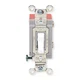 Hubbell Wiring Device-Kellems Hbl1222w Wall Swtch, 2-Pole, 120/277V, 20A, Wht,