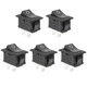 QTEATAK 5Pcs On/Off Boat Rocker Switch 2 Pin 2 Position Snap 12V 110V... 