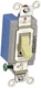 Hubbell HBL1201IL Single Pole Toggle, Illuminated, Industrial Grade, 15 amp, ...