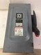 SQUARE D H362N 60 AMP 600 VOLT 3 PHASE FUSIBLE INDOOR DISCONNECT..D-2181