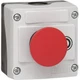 BACO 224211 LBX10210 Mushroom Button in Red Housing Trace Unlock