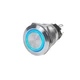 BLUE SEA 4160 SS PUSH BUTTON SWITCH 10A OFF-ON BLUE 4160