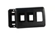 JR Products 12325 Triple Switch Base and Face Plate - Black