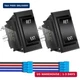 DaierTek Momentary RV Jack Switch 30 Amp 12V DC Reverse Polarity Rocker Switch M