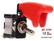 Fastronix SPST ON-Off Heavy Duty AC/DC 20A Toggle Switch with Aircraft Cover