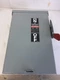 GE TG3222R 60 AMP 240 VOLT 1 PHASE FUSIBLE OUTDOOR DISCONNECT...D-2033