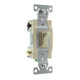 HUBBELL RS415IZ SPEC GRADE TOGGLE SWITCH, 4-WAY, GROUNDING, 15A, 120/277V, IVORY